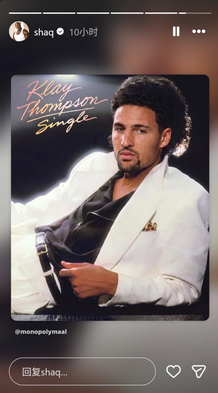 半岛体育APP入口-毫无违和感！奥尼尔转发“克莱单身”AI图：复古穿搭+爆炸头
